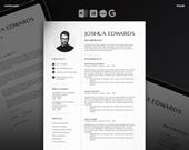 Architect Resume Template: Modern CV for Word, InDesign, Canva, Docs (Digital Download)