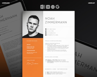 Schüler Word Tabellarischer Lebenslauf Schüler Bewerbung Praktikum Ausbildung Schülerpraktikum Lebenslauf Vorlage | Canva, Documentos, InDesign
