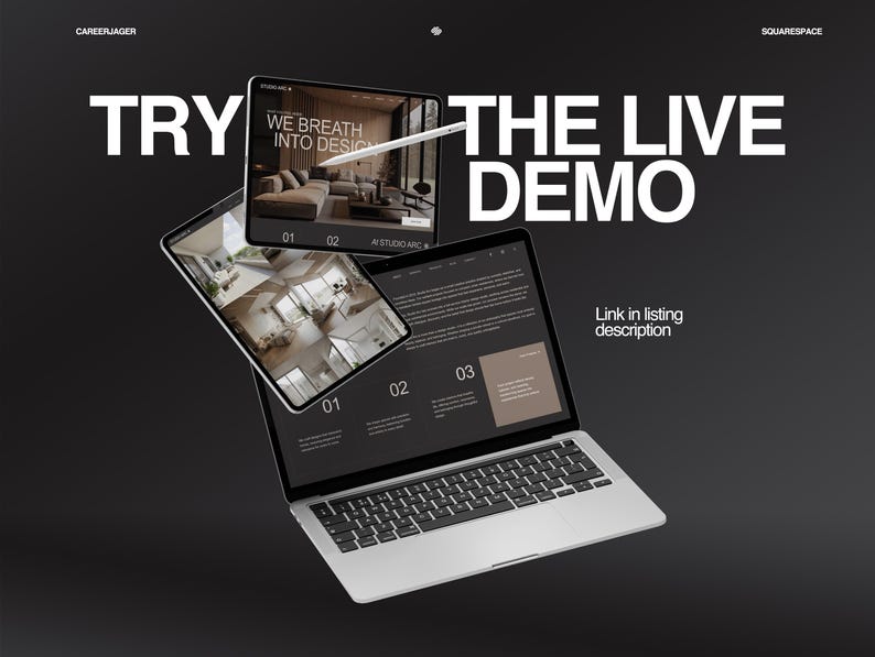 Squarespace 7.1 Website Template | Minimal Portfolio Design for ...