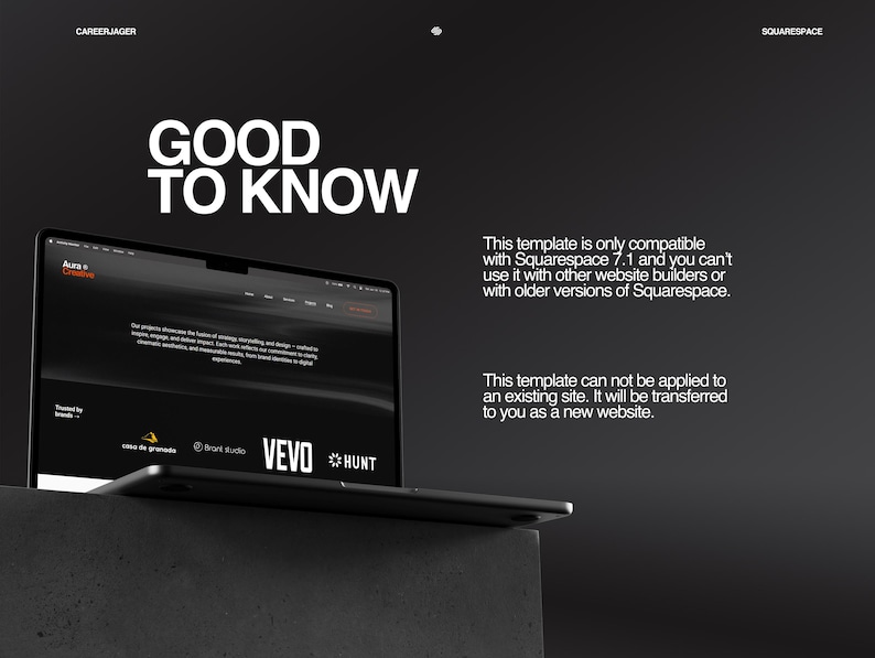 Creative Agency Squarespace Template Modern Website Design for
