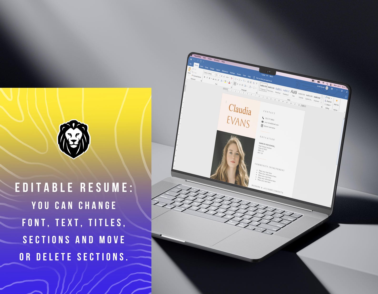 Sorority Resume Template for Word - Il 1588xN.6273415908 J4g0 