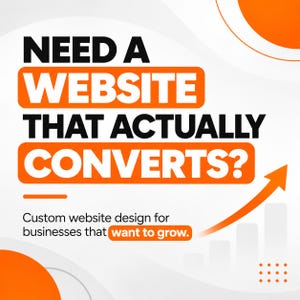 Custom Website Design Service, Conversion Focused Business Website, Professional Web Development, Small Business Web Design