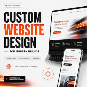 Custom Website Design | High-Converting Web Development Service | Mobile Friendly Website | WordPress & Shopify Website | Responsive Website