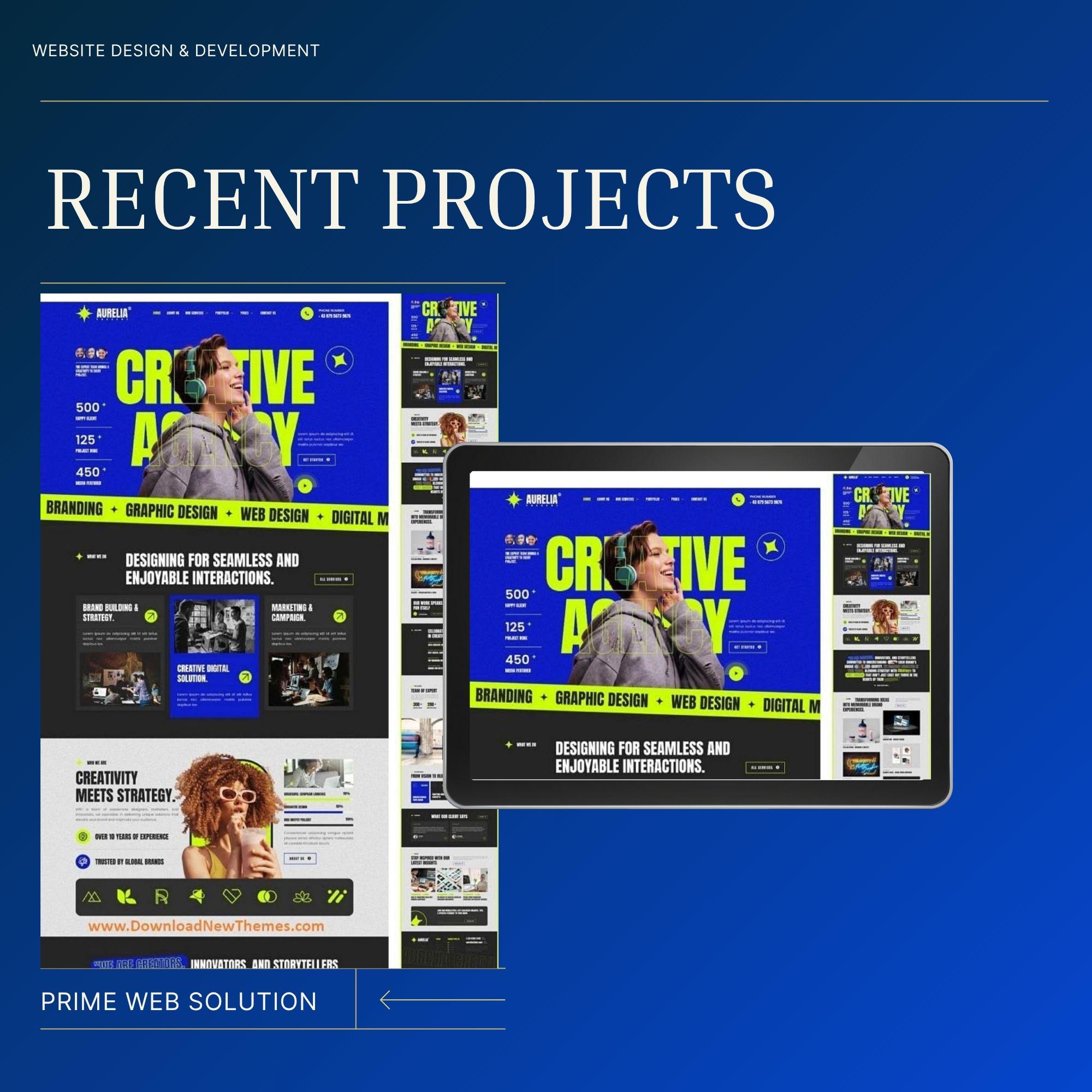 Website Visual Design Service UI UX Website Graphics Landing Page ...