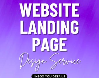 Custom Landing Page Design Service | High Converting Landing Page | Sales Funnel Landing Page | Lead Generation Page | Responsive Web Design