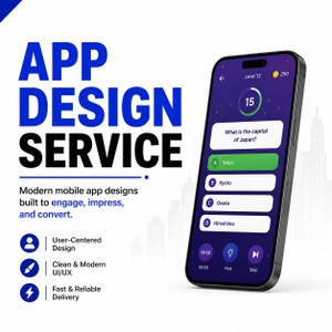 Mobile-App-Design | UI/UX-Design | iOS- und Android-App-UI-Design | Moderne App-Oberfläche | App-Design für Startups