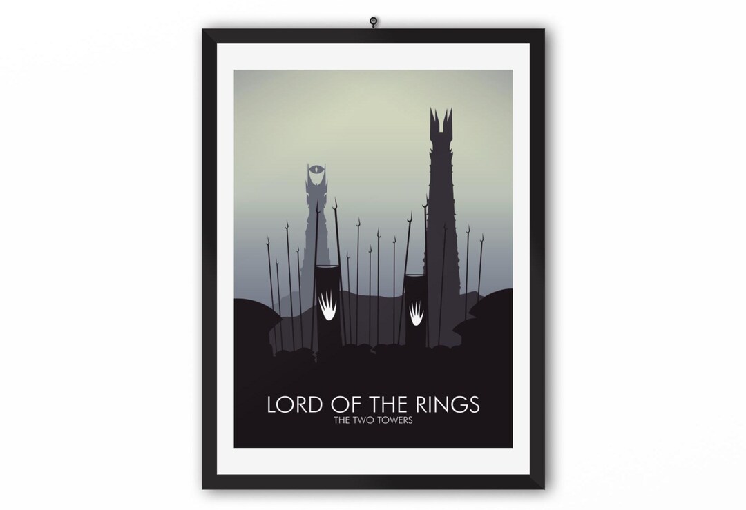 Lord of the Rings: the Two Towers Minimalist Movie Poster - Etsy Ireland