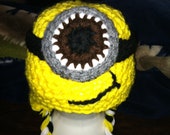 Minion Hat Crocheted