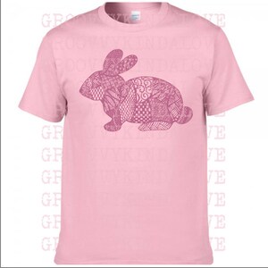 Ostern Hase Zentangle Mandala Design Instant Download elektronische Cutter Kontur Cricut Vinyl digital Aufkleber Hippie Boho Wärmeübertragung