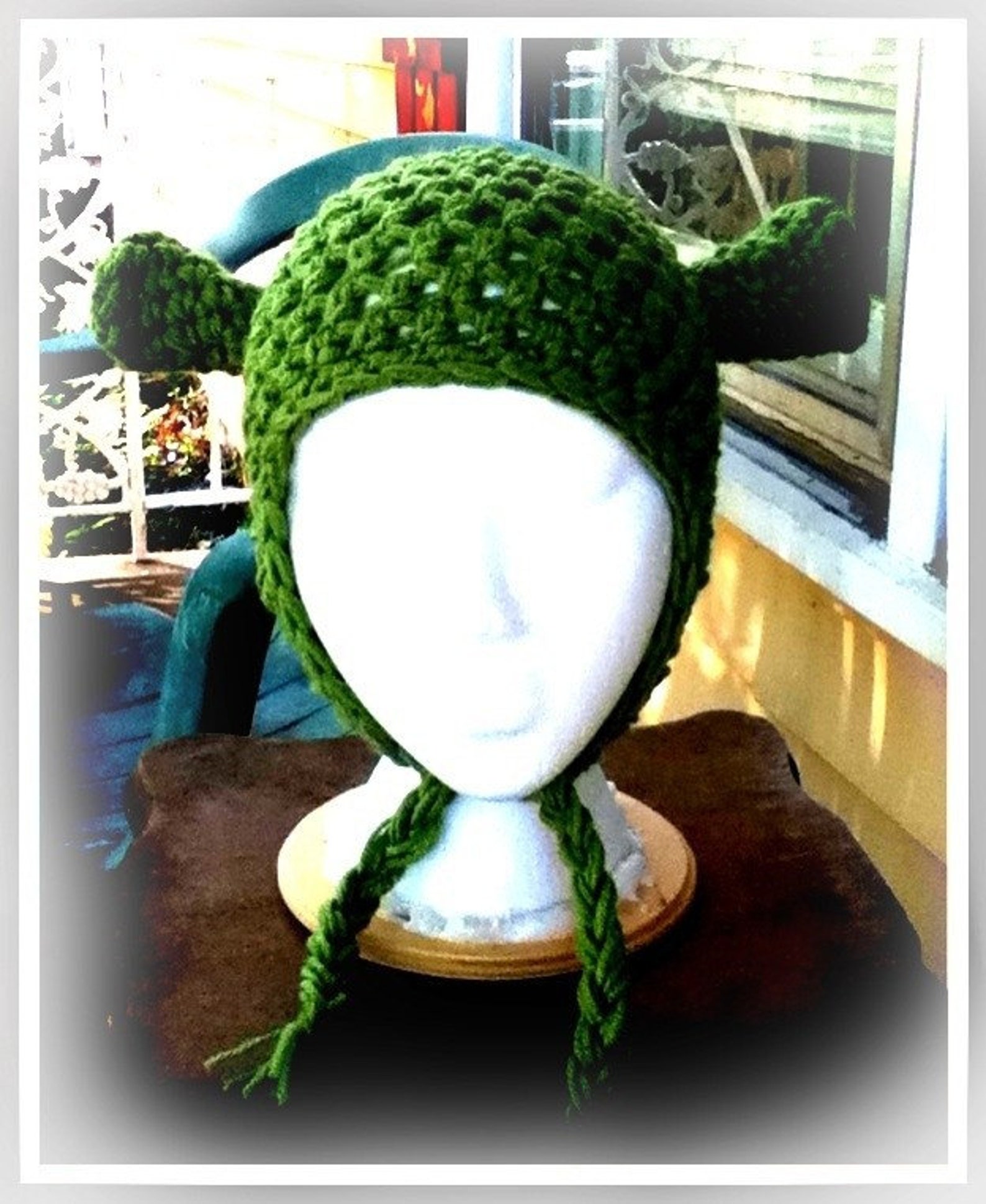 Pattern For Crochet Shrek Hat with Earflaps costume Etsy