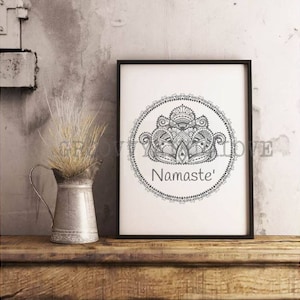 Lotus Téléchargement instantané pour couteaux électronique silhouette cricut vinyle autocollant numérique hippie boho chic t shirt de transfert de chaleur