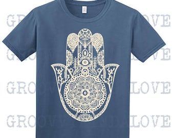 Hamsa Mandala Design Instant Download for Electronic Cutters silhouette cricut vinilo digital calcomanía hippie boho chic t shirt transferencia de calor