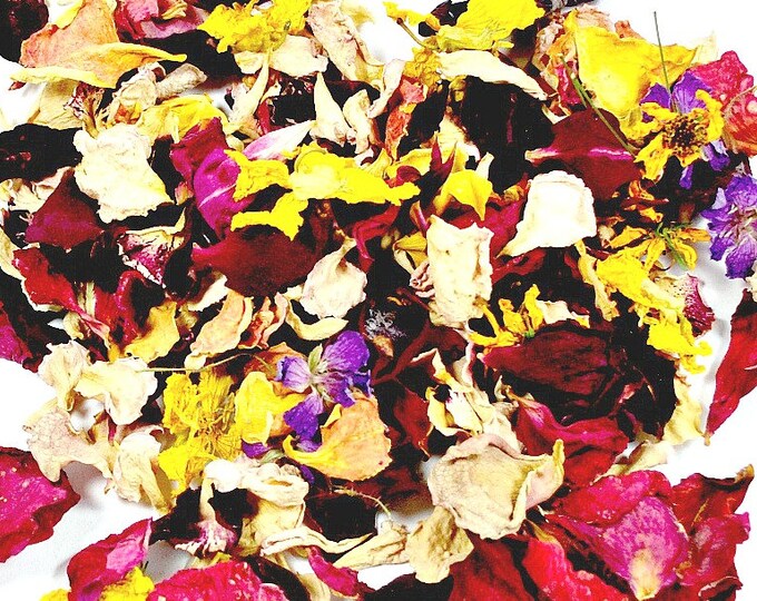 Dried Flowers Flower Confetti Wedding Flower Petals Etsy