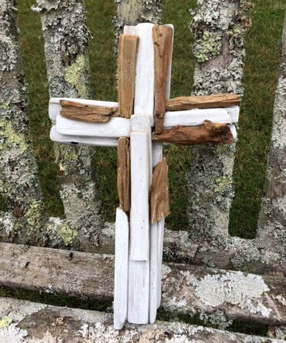 Items similar to Driftwood Cross Driftwood Decor Wood Cross Drift
