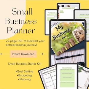 Small Business Planner: Digital PDF Organizer for Entrepreneurs