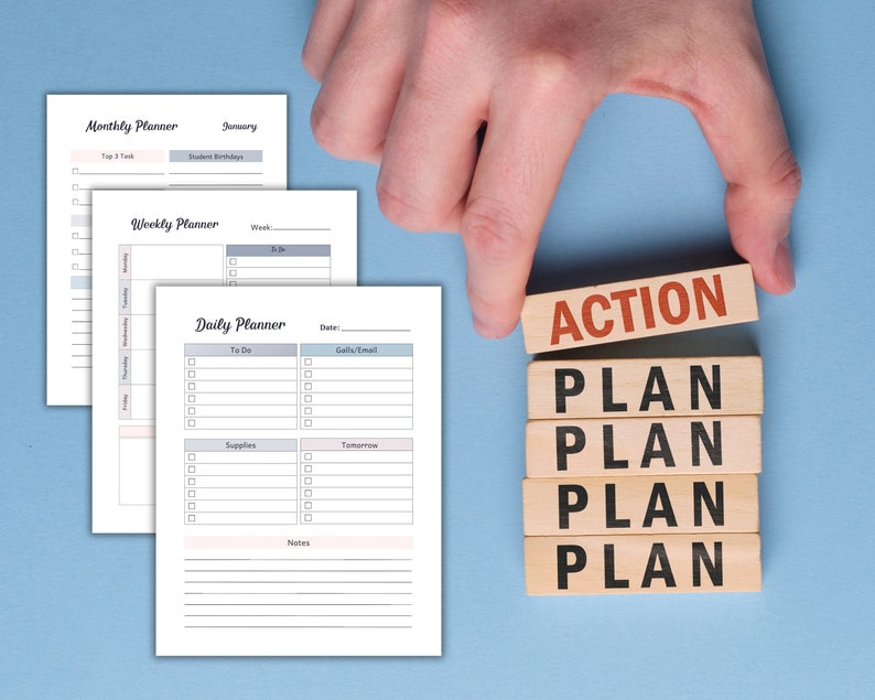 Teacher Planner Printable 20242025 Lesson Preparation Planner