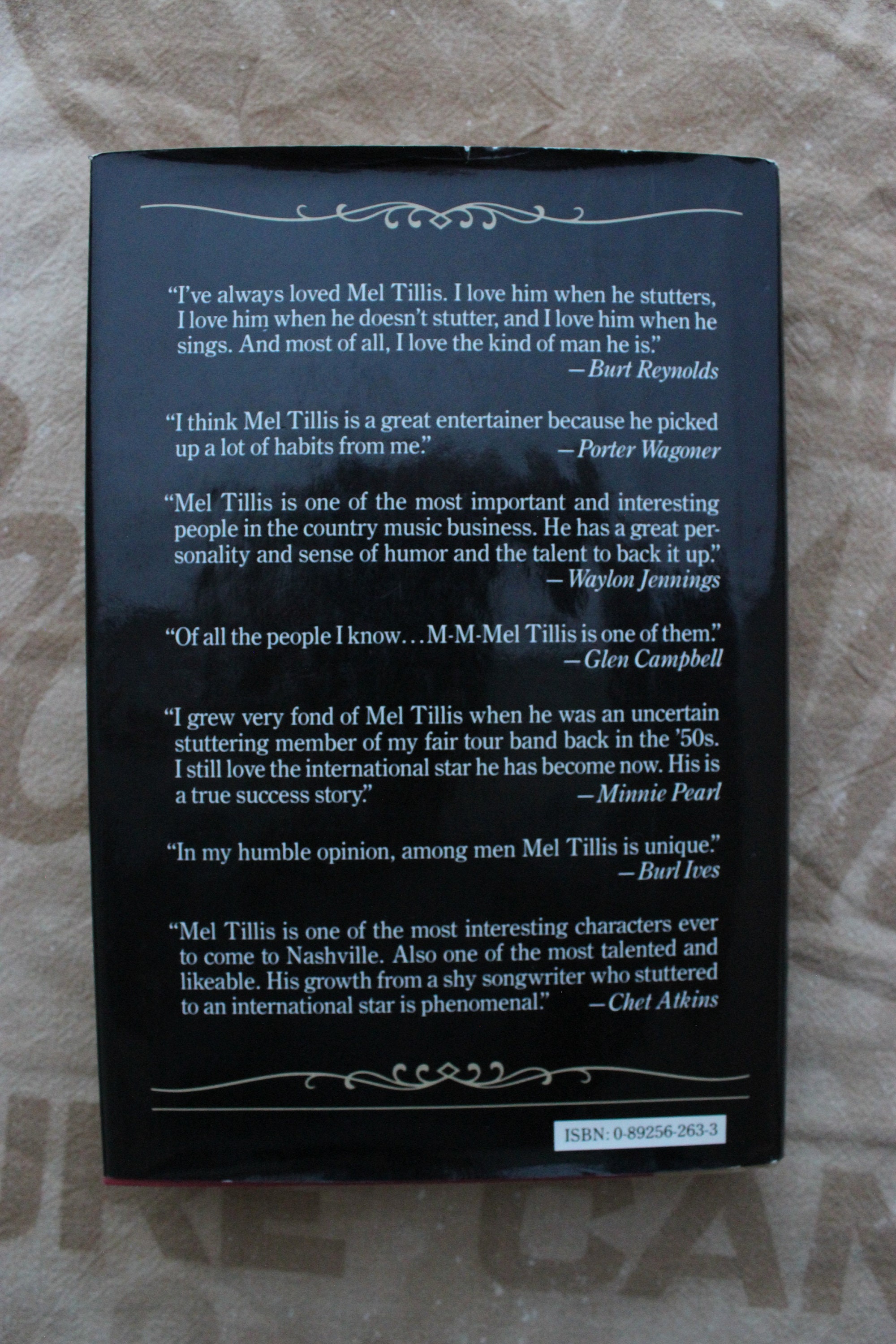 Stutterin' Boy the Autobiography of Mel Tillis - Etsy