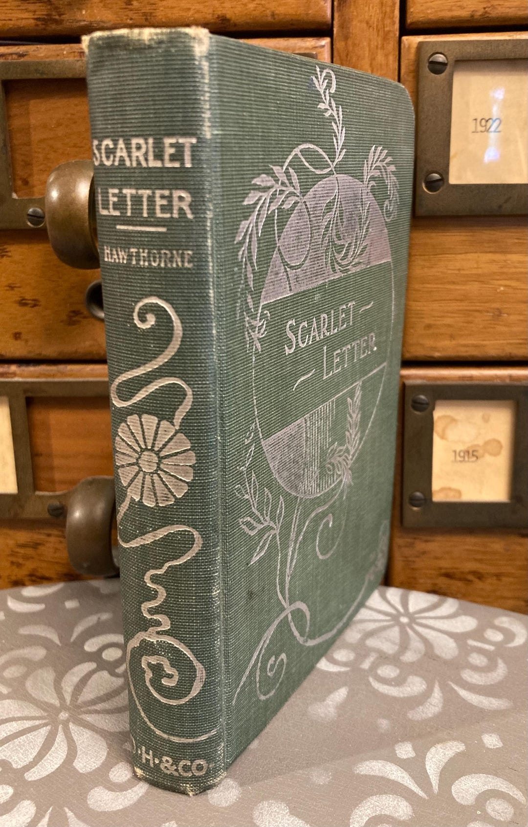 The Scarlet Letter by Nathaniel Hawthorne Antique Collectible Book ...