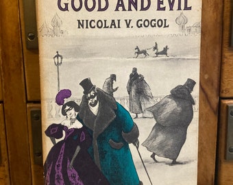 Tales of Good and Evil by Nicolai V. Gogol, Rare Vintage Book, Edward Gorey Cover, Paperback, Collectible, 1957