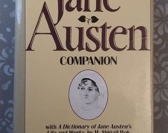 The Jane Austen Companion With a Dictionary of Jane Austen's Life and Works, Hardcover Book, 1986, H. Abigail Bok, J. David Grey