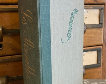 Les Miserables by Victor Hugo, Vintage Book, Hardcover, Classic Book, Collectible, The Literary Guild of America, Abridged