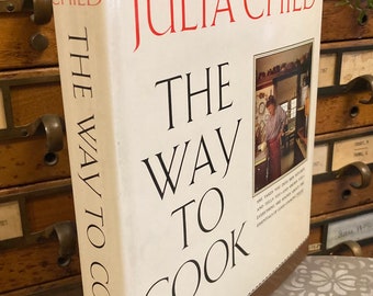 Julia Child The Way To Cook Vintage Cookbook - 1989 Hardcover, American, French, Chef gift