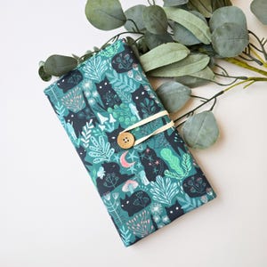 Onyx Knitting Needle Case - Needle Organizer, Circle Needle Case, Interchangeable Needle Case, Zipper Pocket, Knitting Needle Storage