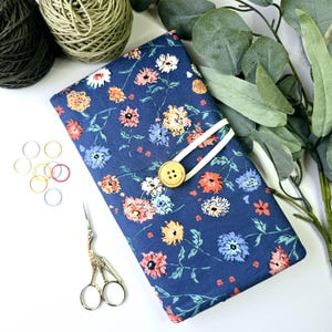 Olivia Knitting Needle Case - Needle Organizer, Circler Needle Case, Interchangeable Needle Case, Zipper Pocket, Knitting Needle Storage
