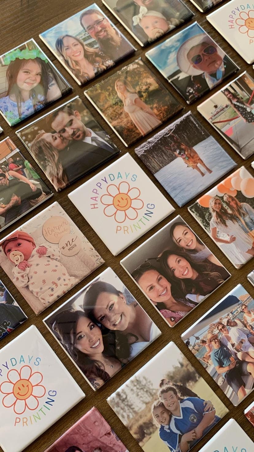 Custom 2x2” Square Photo Magnets