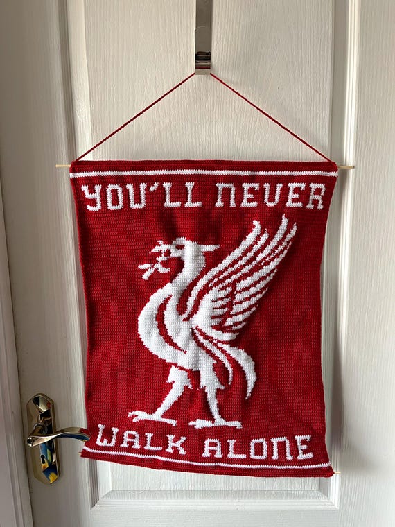 You'll Never Walk Alone Liverpool YNWA Crochet Tapestry Pattern