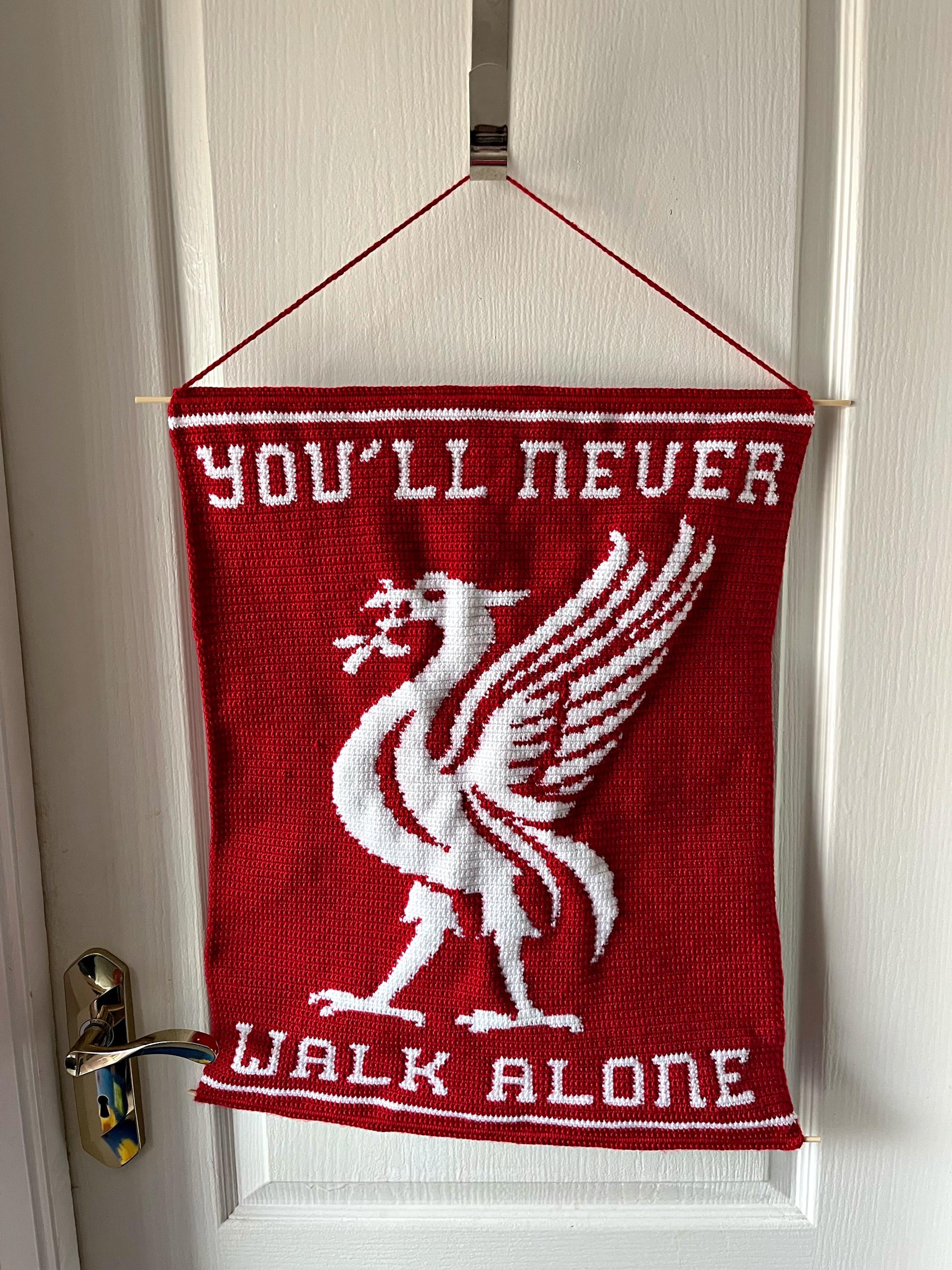 You'll Never Walk Alone Liverpool YNWA Crochet Tapestry Pattern