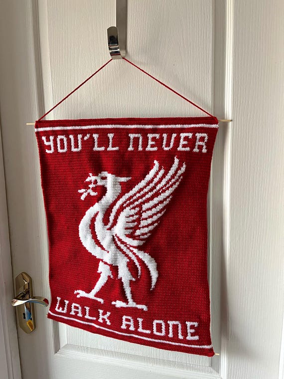 You'll Never Walk Alone Liverpool YNWA Crochet Tapestry Pattern
