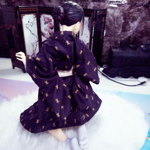 Elegant Japanese Girl Beauty Figure 1/4 Scale Collectible Model Exquisite Real Kimono Art Statue Adult Anime Enthusiast Gift image 6