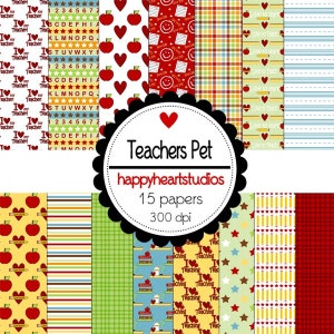 Professores de scrapbooking digital Pet - DOWNLOAD INSTANTÂNEO