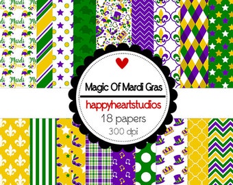 DigitalScrapbooking MagicofMardiGras - InstantDownload-MardiGras