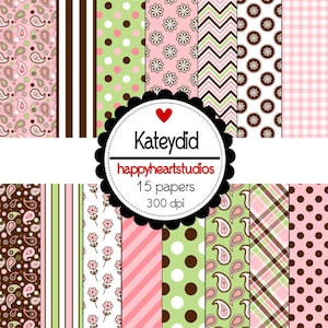Digitale Scrapbooking KateyDid-INSTANT DOWNLOAD