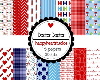 Digital Scrapbooking DoctorDoctor-INSTANT DOWNLOAD