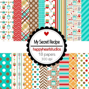 DigitalScrapbooking-MySecretRecipe-InstantDownload