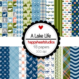 DigitalScrapbooking ALakeLife Lake, CamplingOutdoors