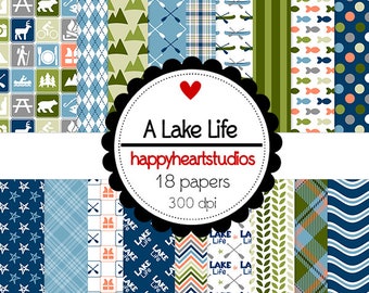 DigitalScrapbooking ALakeLife Lake, CamplingOutdoors