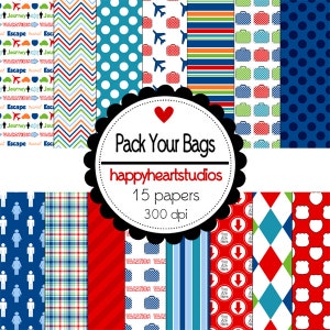 Pacchetto di scrapbooking digitaleYourBags -DOWNLOAD ISTANTANEO