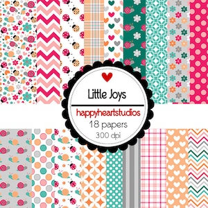 DigitalScrapbooking LittleJoys - InstantDownload - Girl, Baby