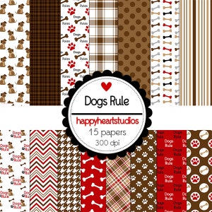 DigitalScrapbooking-DogsRule-InstantDownload