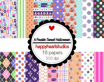 DigitalScrapbooking AFreakinSweetHalloween - InstantDownload - Candy