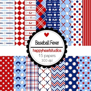 DigitalScrapbook-BaseBallFever-INSTANTDOWNLOAD