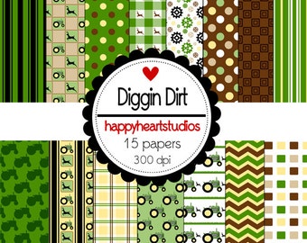 Digital Scrapbook DigginDirt-INSTANT DOWNLOAD