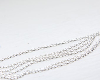 3 Feet Matte Black Plated Brass Base Chains-Box 2mm 418C07