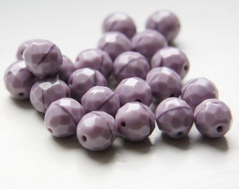 10pcs Czech Fire Polish Faceted Round-Crystal//Sprayed Gold 10mm FP10145