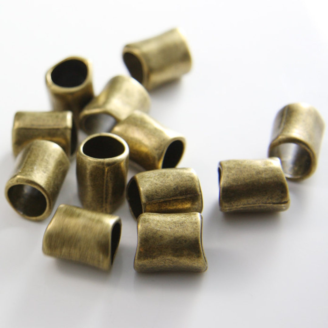 8 Pieces Antique Brass Tone Base Metal Spacerstube 14x12mm 10986YC308A32 Etsy