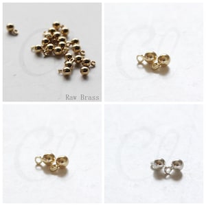 Solid Brass Drops - Round with 3.8mm Ball (3750C)